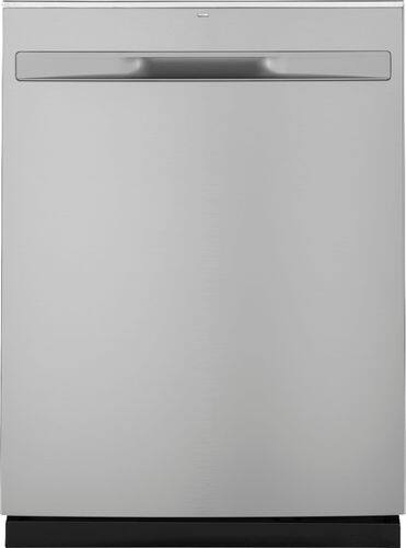 GE - Top Control Built-In Dishwasher with 50 dBA - Stainless steel