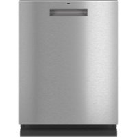 Café - Modern Glass Top Control Built-In Dishwasher with Stainless Steel Tub, 3rd Rack, 45dBA, Customizable - Stainless steel - Front_Zoom