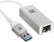 Front Zoom. Platinum™ - USB 3.0-to-Gigabit Ethernet Adapter - Gray.