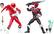 Front. Power Rangers - Lightning Collection In Space Psycho Red Ranger and Lost Galaxy Red Ranger Action Figures - Multi.