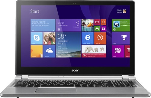 Acer - Aspire 15.6&quot; Touch-Screen Laptop - Intel Core i5 - 6GB Memory - 500GB Hard Drive - Silver