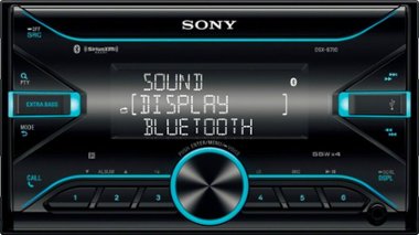 Sony - Built-in Bluetooth - In-Dash Digital Media Receiver - Black - Front_Zoom