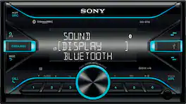 Sony - Built-in Bluetooth - In-Dash Digital Media Receiver - Black