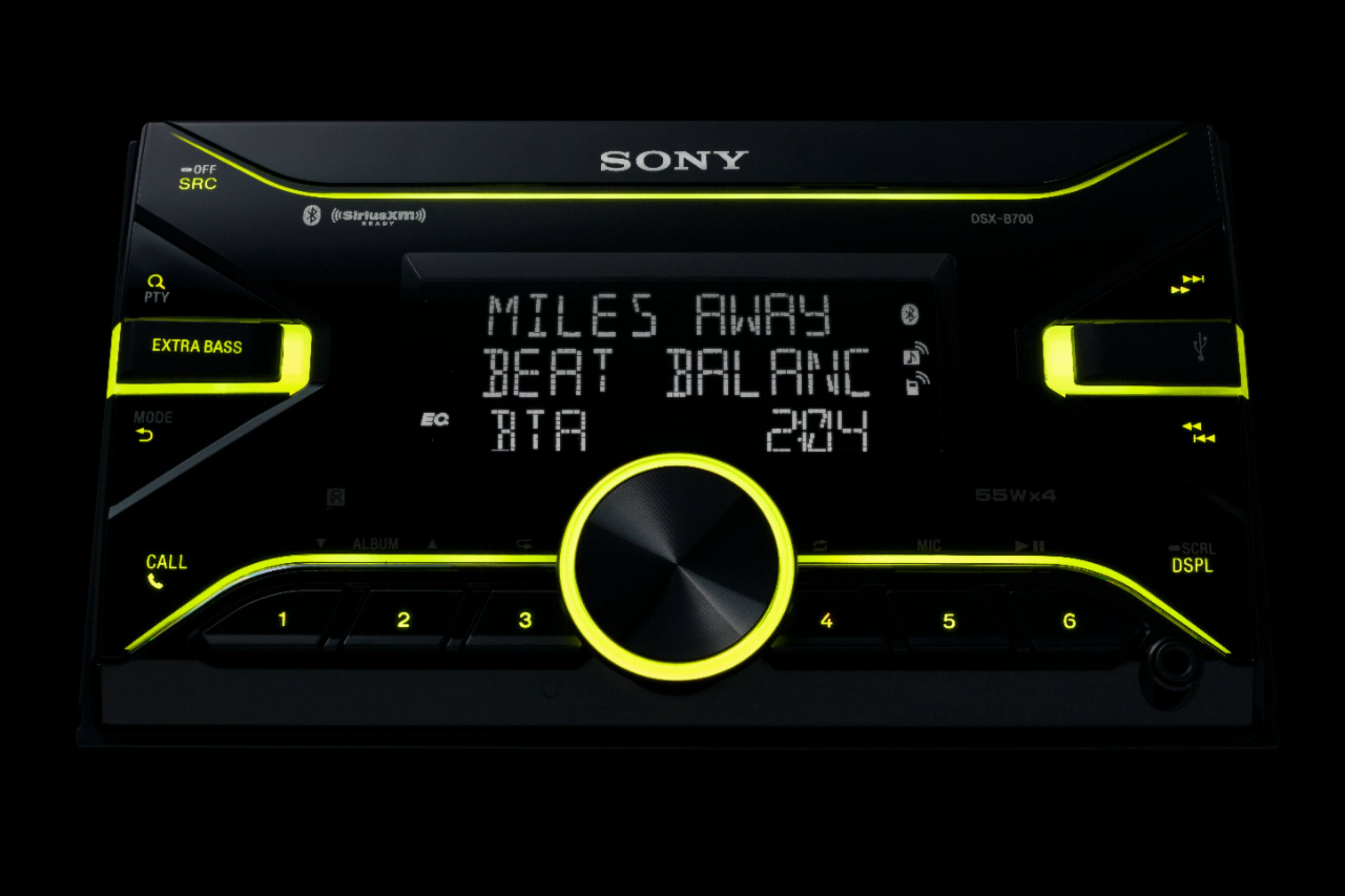 Alt View 11. Sony - Built-in Bluetooth - In-Dash Digital Media Receiver - Black.