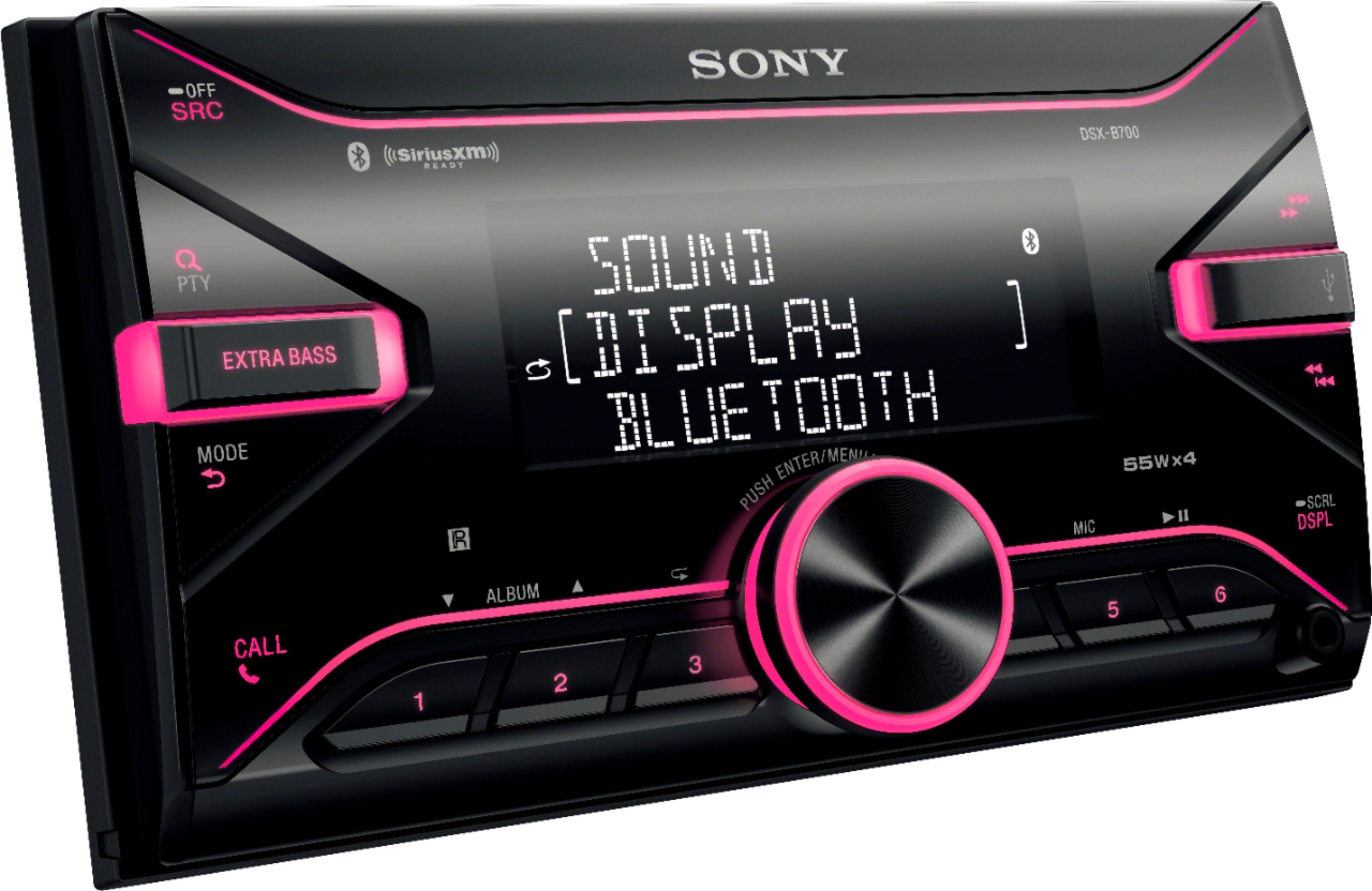 Alt View 12. Sony - Built-in Bluetooth - In-Dash Digital Media Receiver - Black.