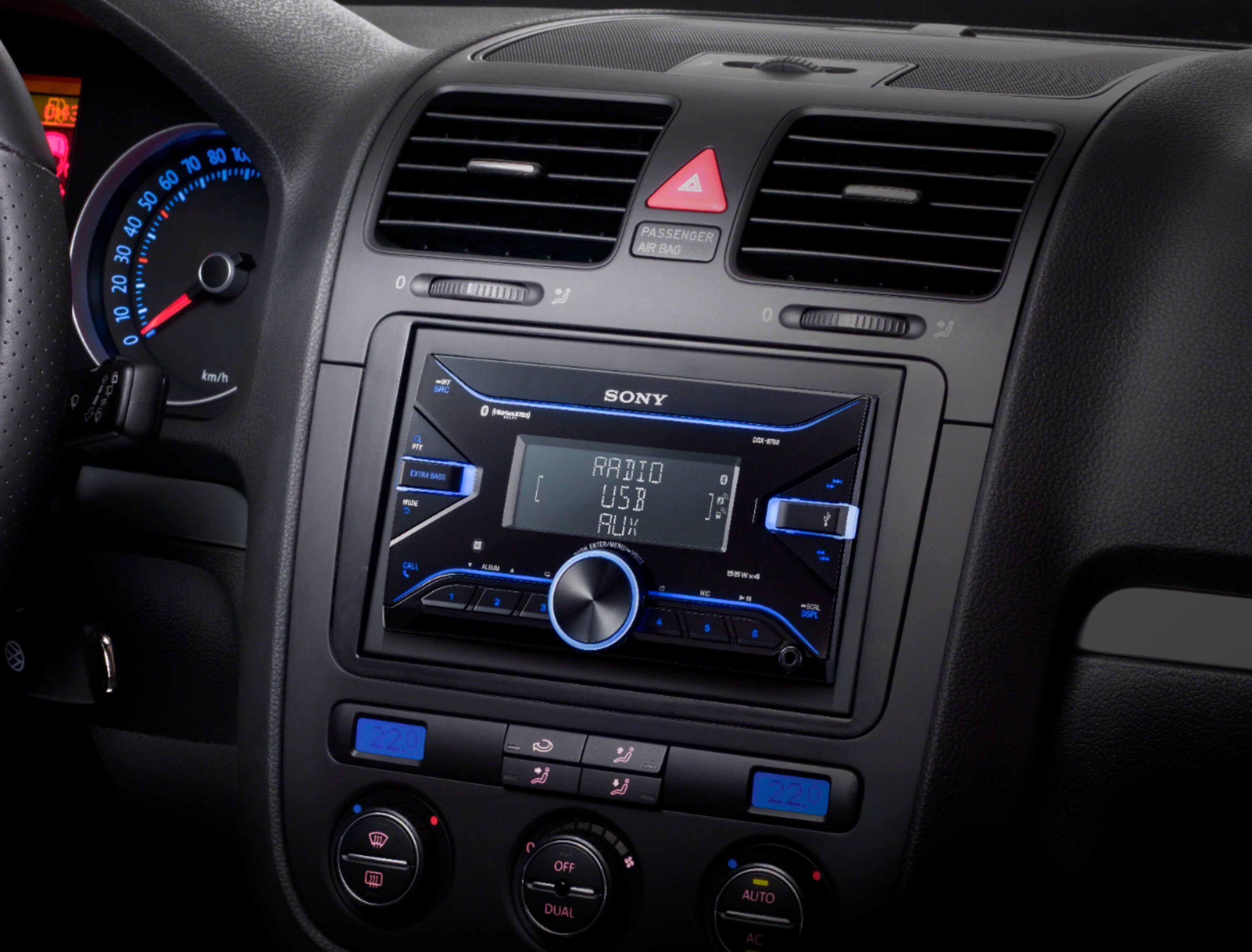 Alt View 17. Sony - Built-in Bluetooth - In-Dash Digital Media Receiver - Black.