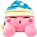 Front. Kirby - Sleepy Hat Large Plush - Pink/Blue/White.