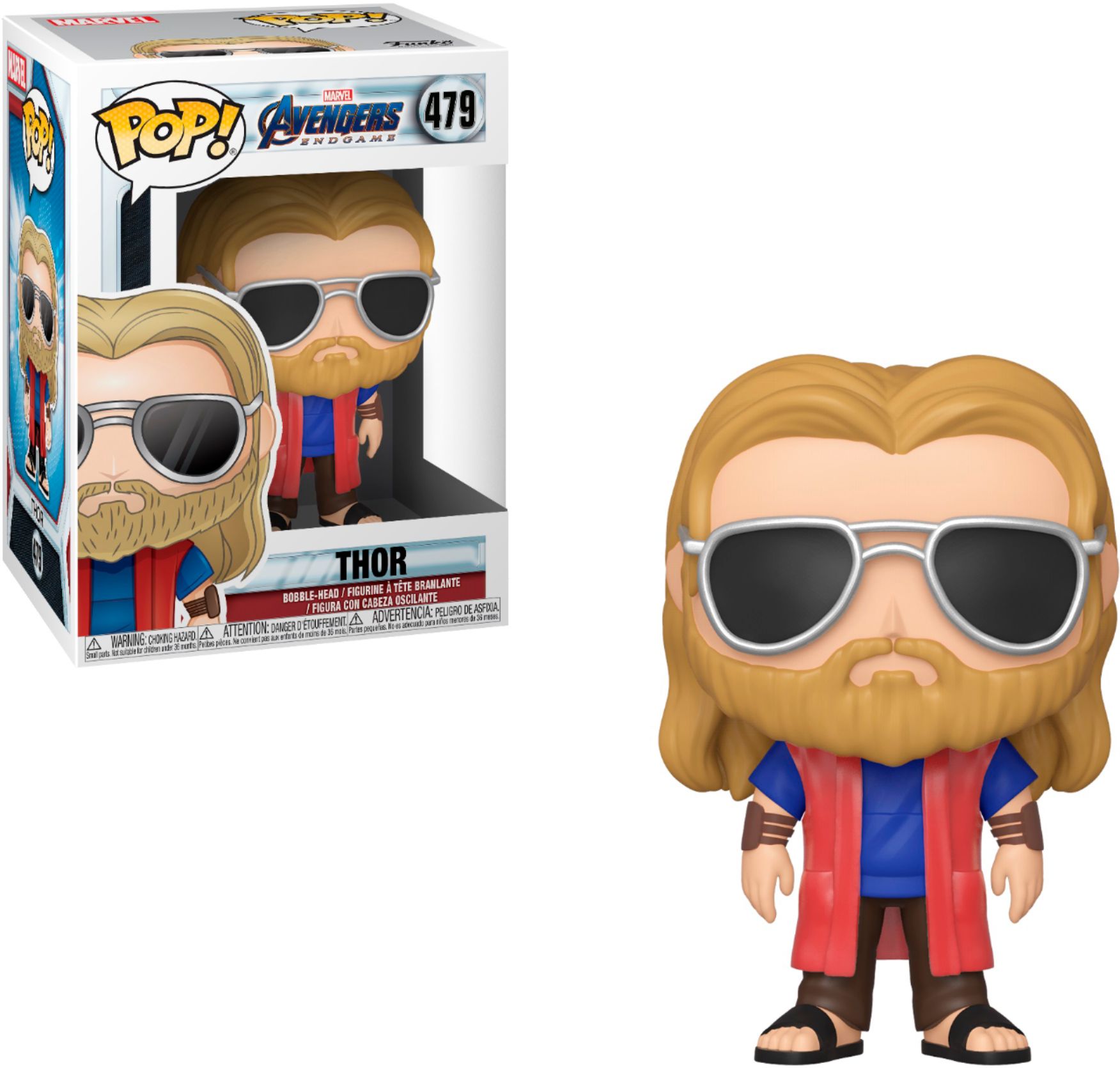 Pop Marvel Funko Multicolor 45142 Endgame-Thor w/Can Collectible Toy 