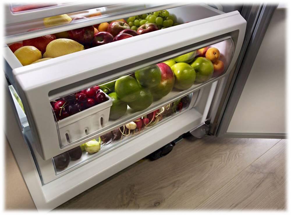 KitchenAid - 20.8 Cu. Ft. Side-by-Side Built-In Refrigerator with PrintShield™ Finish-Alt_View_Zoom_12 