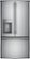 Front Zoom. GE - 27.7 Cu. Ft. French Door-in-Door Refrigerator with External Water & Ice Dispenser - Fingerprint resistant stainless steel.
