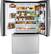 Alt View 1. GE - 27.7 Cu. Ft. French Door-in-Door Refrigerator with External Water & Ice Dispenser - Stainless Steel.