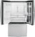 Alt View Zoom 2. GE - 27.7 Cu. Ft. French Door-in-Door Refrigerator with External Water & Ice Dispenser - Fingerprint resistant stainless steel.