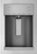 Alt View Zoom 4. GE - 27.7 Cu. Ft. French Door-in-Door Refrigerator with External Water & Ice Dispenser - Fingerprint resistant stainless steel.