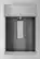 Alt View 4. GE - 27.7 Cu. Ft. French Door-in-Door Refrigerator with External Water & Ice Dispenser - Stainless Steel.