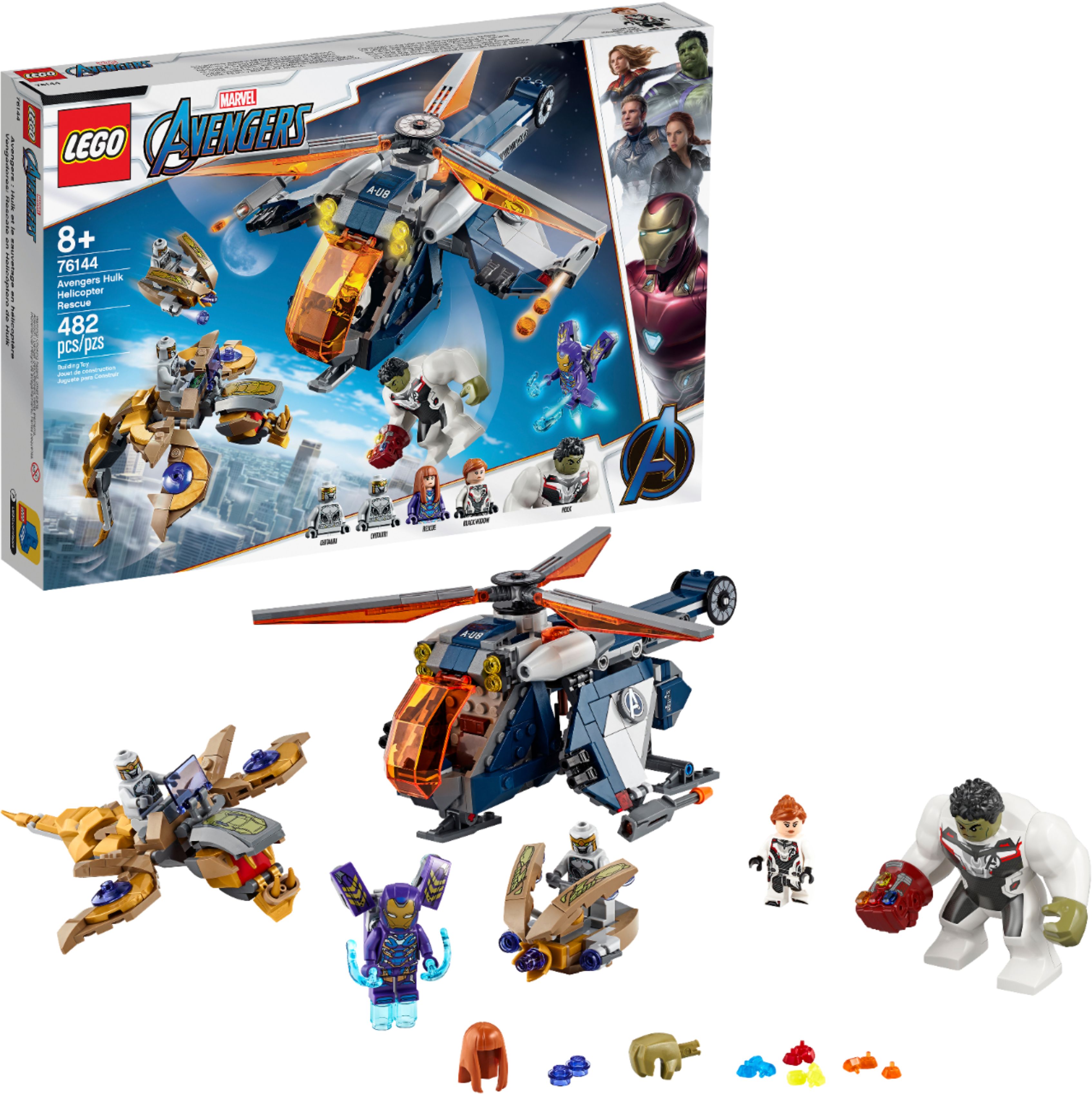 Best Buy: LEGO Marvel Avengers Hulk Helicopter Rescue 76144 6289060