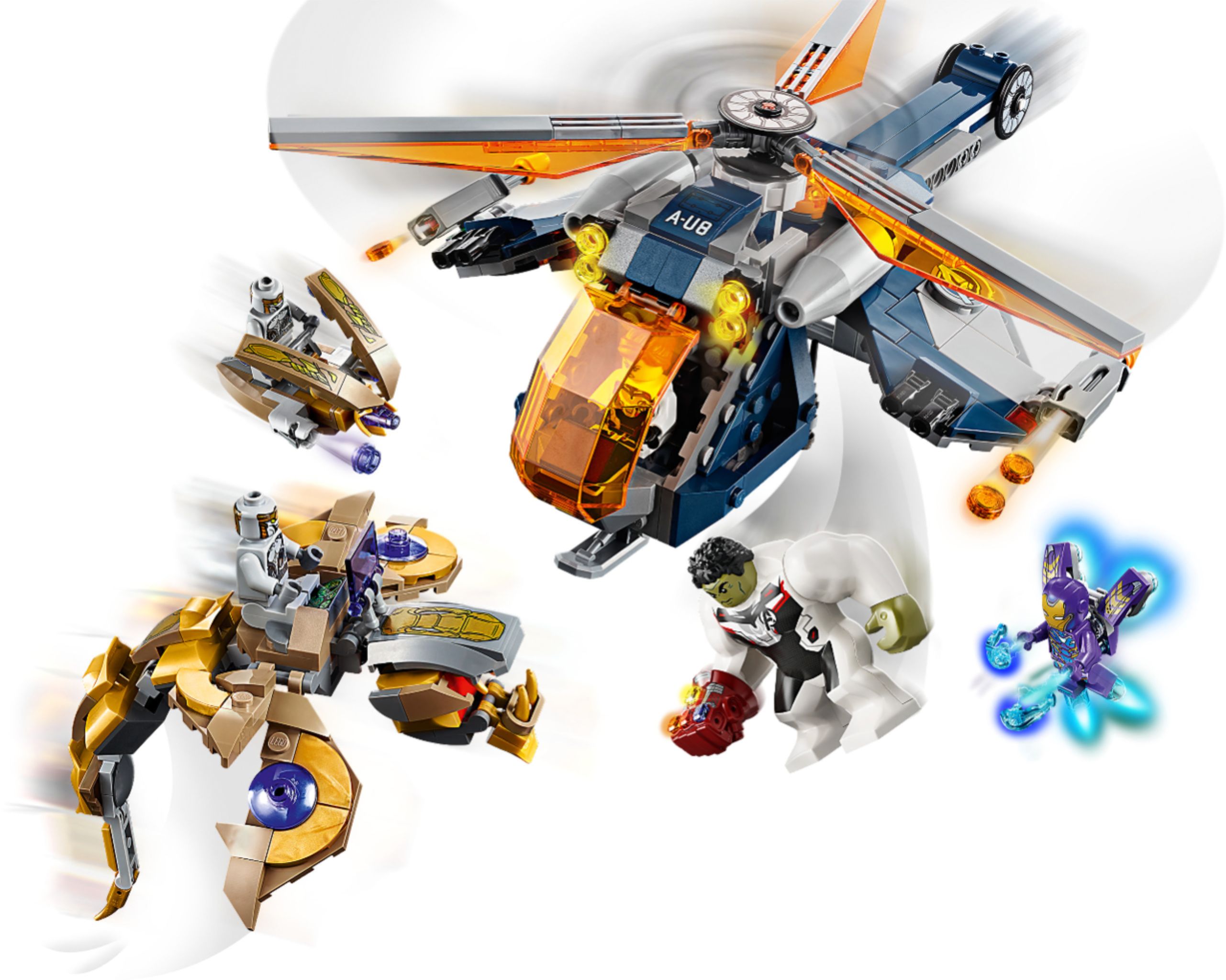 Best Buy: LEGO Marvel Avengers Hulk Helicopter Rescue 76144 6289060