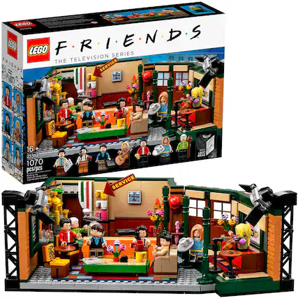 Front. LEGO - Ideas 21319 CENTRAL PERK Toy Building Kit (1,079 Pieces).