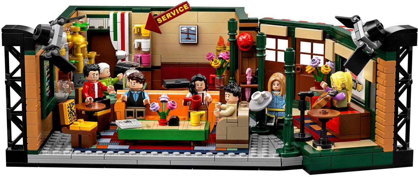 Left. LEGO - Ideas 21319 CENTRAL PERK Toy Building Kit (1,079 Pieces).