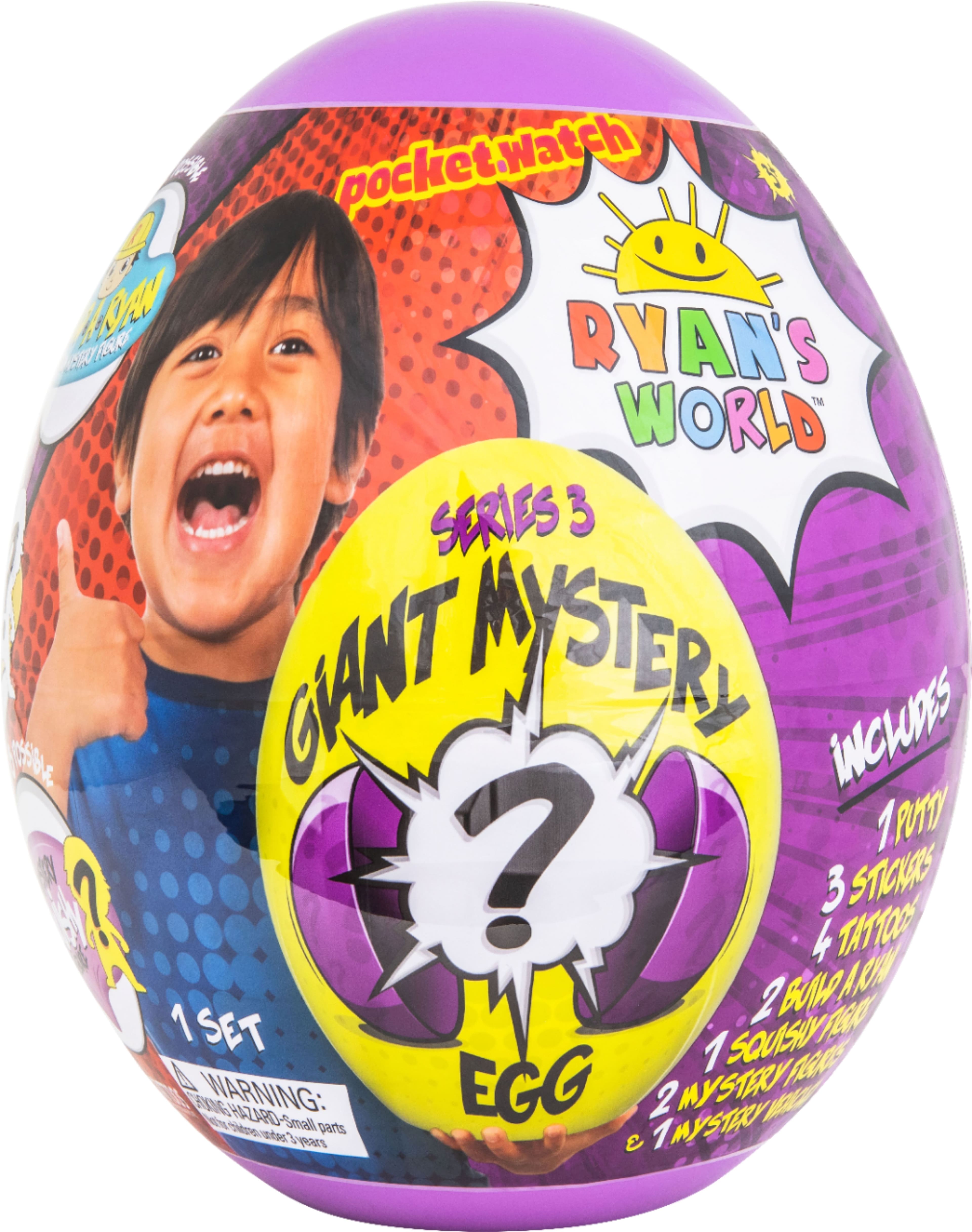 ryan's world gold mystery egg