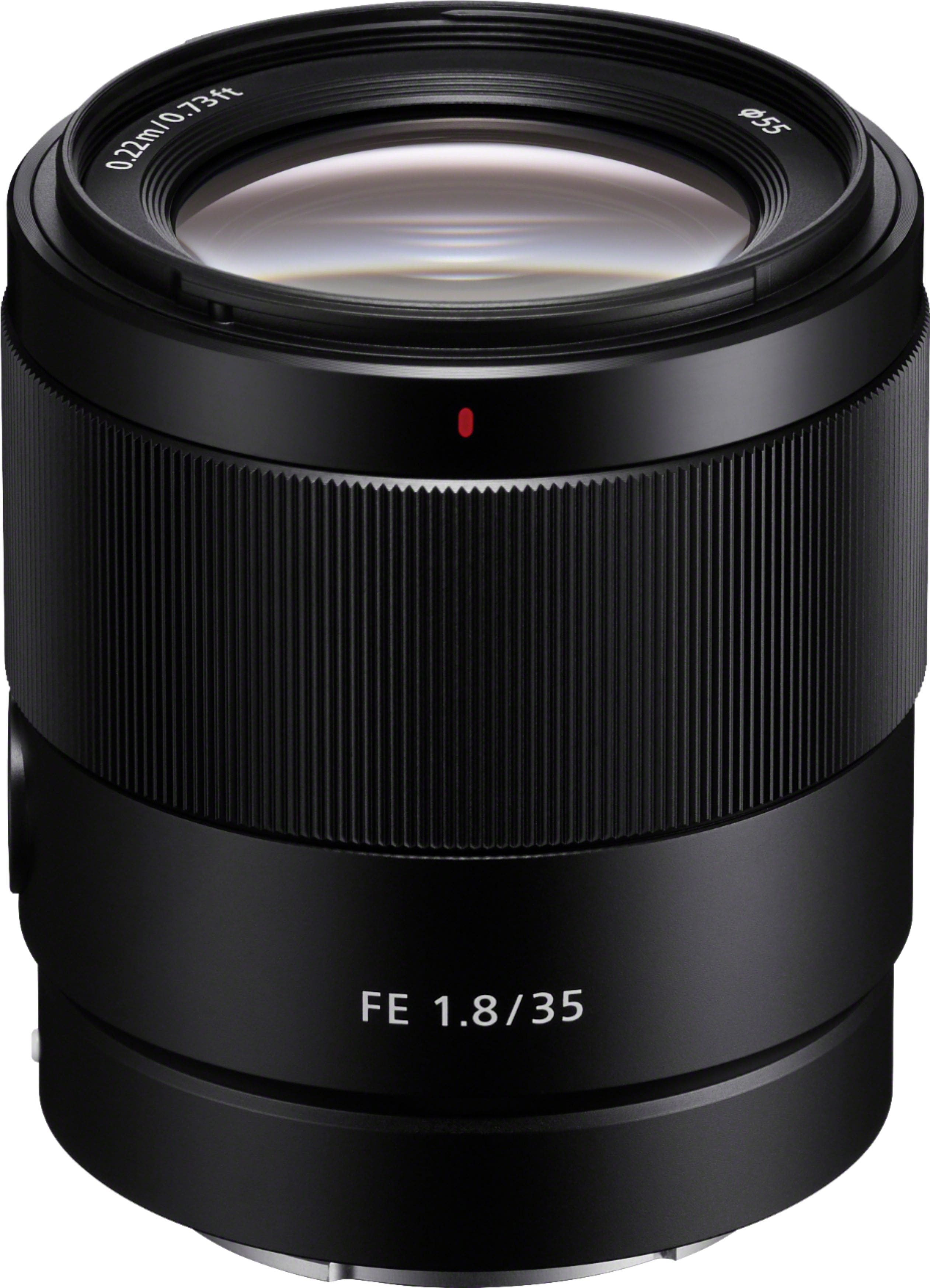 Sony 35mm f/1.8 FE Wide-Angle Lens for Select E-Mount Cameras Black  SEL35F18F - Best Buy