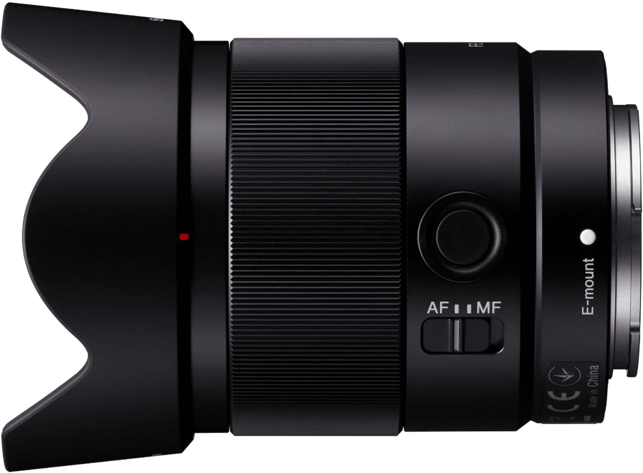 Sony 35mm f/1.8 FE Wide-Angle Lens for Select E-Mount Cameras Black  SEL35F18F - Best Buy