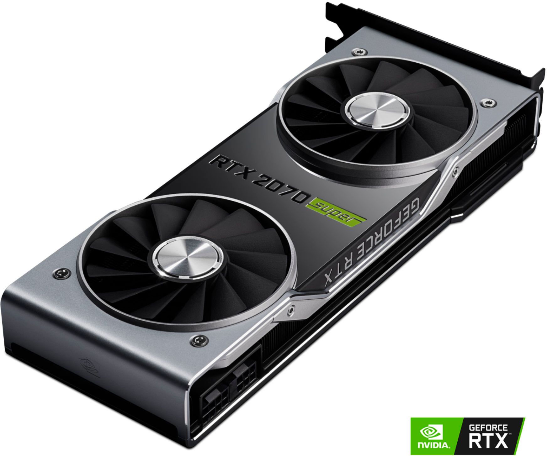 Best Buy: NVIDIA GeForce 2070 Super 8GB GDDR6 PCI Express 3.0 Graphics Card Black/Silver 900-1G180-2510-000