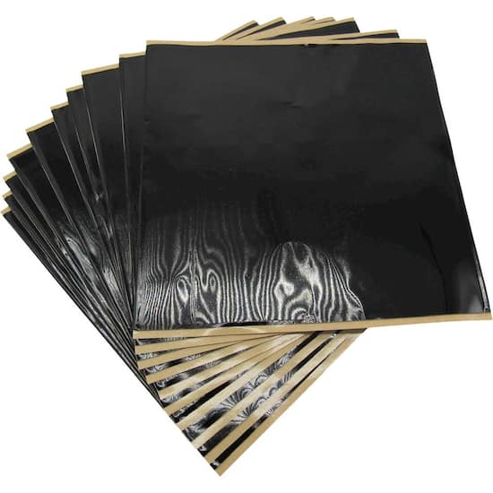 Hushmat Door Kit 10 Sheets 12 X12 Self Adhesive Butyl Black Sound Deadening Dampening 10 Sq Feet Black 10200 Best Buy
