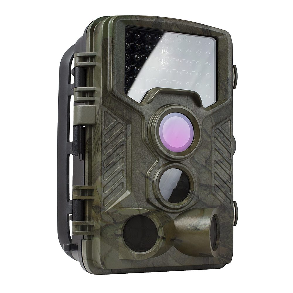 Angle View: Solar Panel for Rexing H1, H1 Blackhawk, H2, H3, H6 Trail Camera - Green
