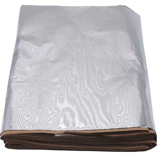 Hushmat Bulk Kit 9 Sheets 32 X18 Self Adhesive Butyl Silver Sound Thermal Insulation 36 Sq Feet Silver 10801 Best Buy