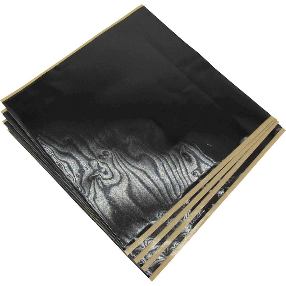 HushMat - Multi-Use Sound-Damping Kit, 3.7 Sq. Ft - Stealth Black Foil - Front_Zoom