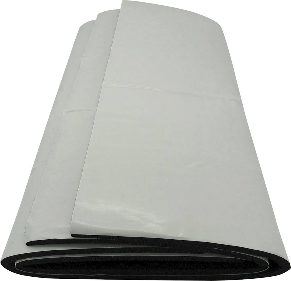 HushMat - Silencer Megabond 2 Sheets 23"x36"x0.25" Sound Absorbing Self-Adhesive Soft Foam 11.5 Sq Feet - Black