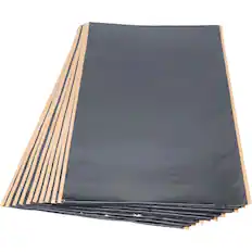 Front. HushMat - Trunk Sound-Damping Kit, 19 Sq. Ft. - Stealth Black Foil.
