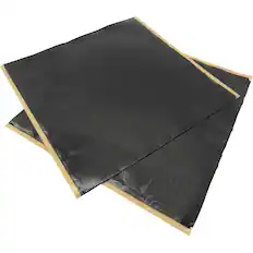 Front. HushMat - Speaker Sound-Damping Kit, 1.4 Sq. Ft. - Stealth Black Foil.