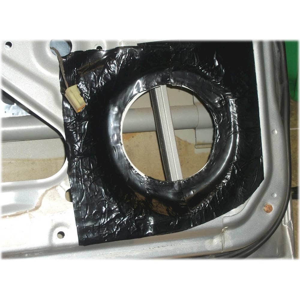 Alt View 16. HushMat - Speaker Sound-Damping Kit, 1.4 Sq. Ft. - Stealth Black Foil.