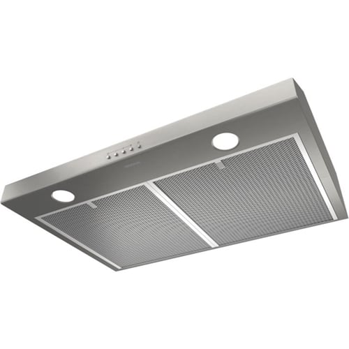 Alt View 11. Broan - Glacier 30" Convertible Range Hood - Stainless Steel.