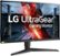 Angle Zoom. LG - Geek Squad Certified Refurbished UltraGear 27" IPS LED QHD FreeSync Monitor with HDR - Black.