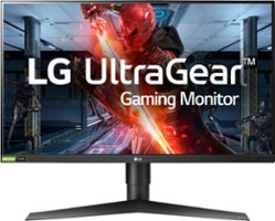 LG - Geek Squad Certified Refurbished UltraGear 27" IPS LED QHD FreeSync Monitor with HDR - Black - Front_Zoom