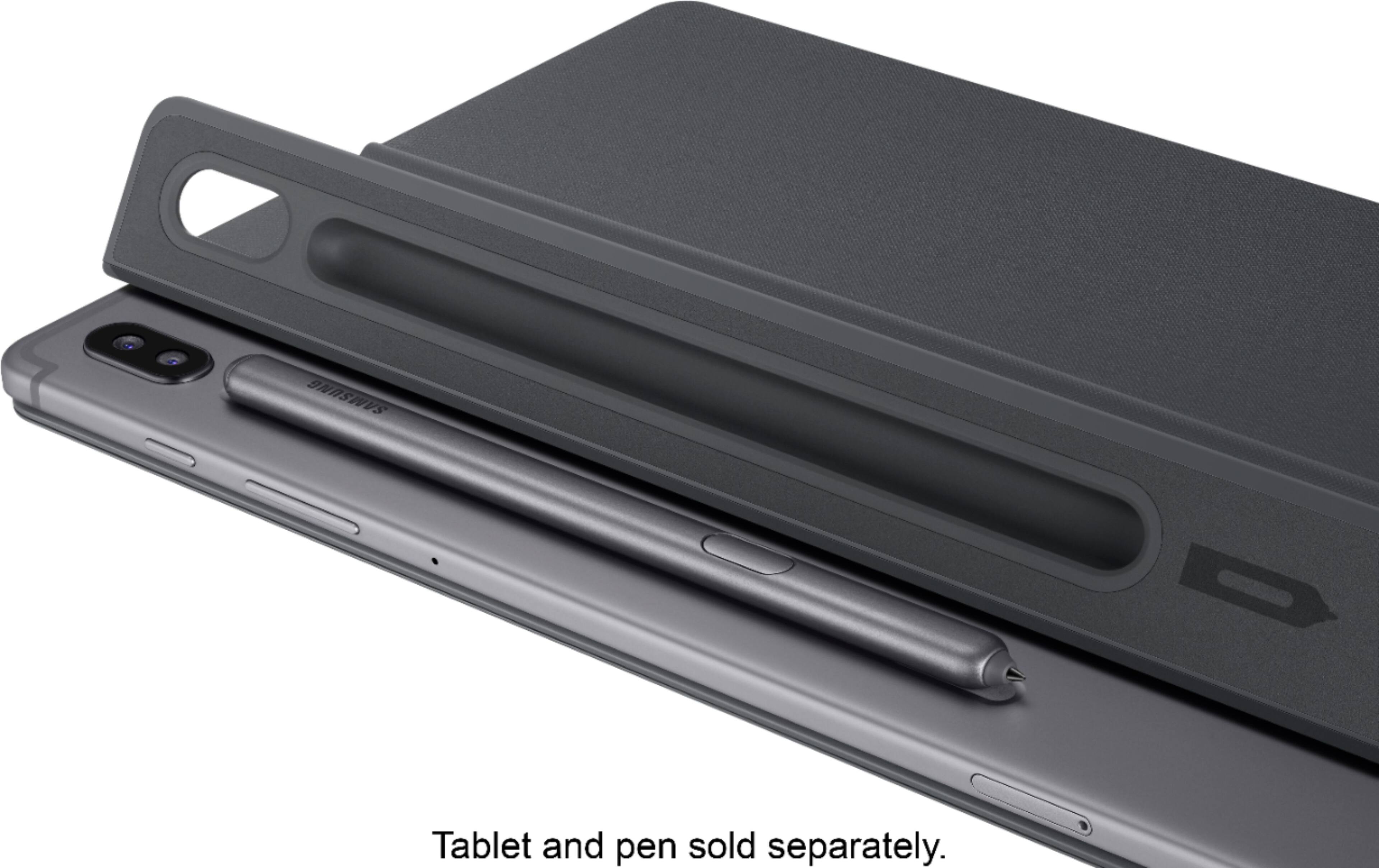 Alt View 19. Samsung - Book Cover Keyboard for Galaxy Tab S6 - Gray.