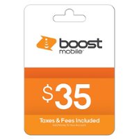 Boost Mobile - Re-Boost $35 Prepaid Phone Card [Digital] - Front_Zoom