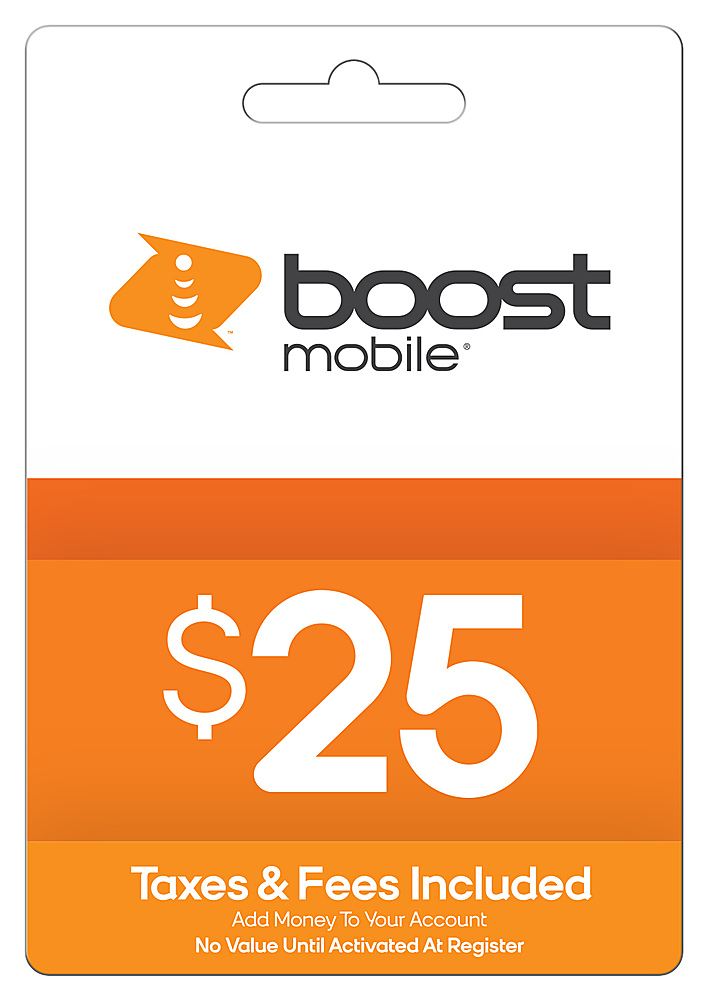 Boost Mobile - Re-Boost $25 Prepaid Phone Card [Digital]