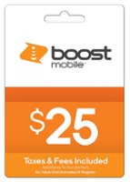 Boost Mobile - Re-Boost $25 Prepaid Phone Card [Digital] - Front_Zoom