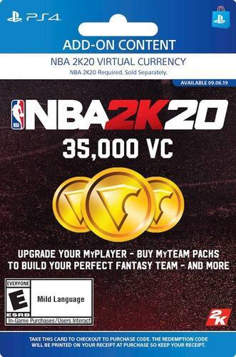  NBA 2K20 35,000 Virtual Currency - PlayStation 4 [Digital]