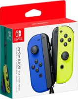 Joy-Con (L/R) Wireless Controllers for Nintendo Switch - Blue/Neon Yellow - Front_Zoom