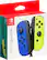 Front. Nintendo - Joy-Con (L/R) Wireless Controllers for Nintendo Switch - Blue/Neon Yellow.
