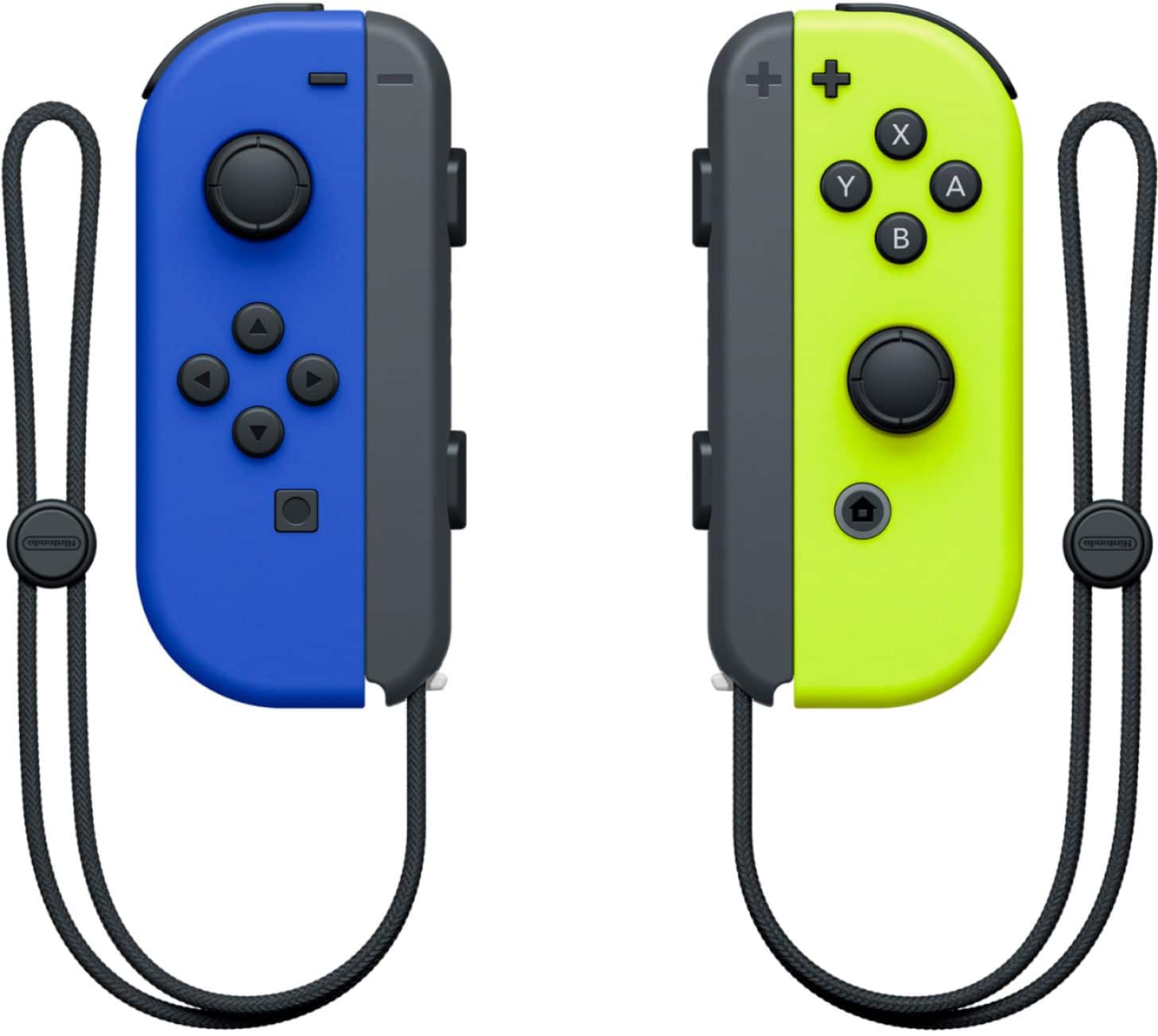 Alt View 11. Nintendo - Joy-Con (L/R) Wireless Controllers for Nintendo Switch - Blue/Neon Yellow.