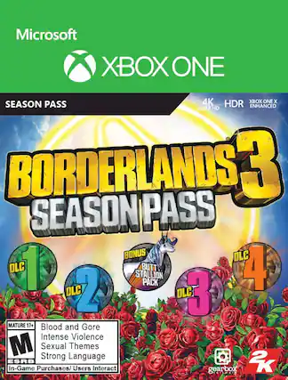 Front. 2K - Borderlands 3 Season Pass. - M (Mature 17+)