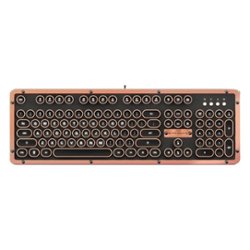 AZIO - RETRO CLASSIC BT Full-size Bluetooth Mechanical Typelit Switch Keyboard with Back Lighting - Artisan - Front_Zoom