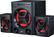 Left. LG - XBOOM 40W Speaker System and Subwoofer Combo Set - Red/Black.