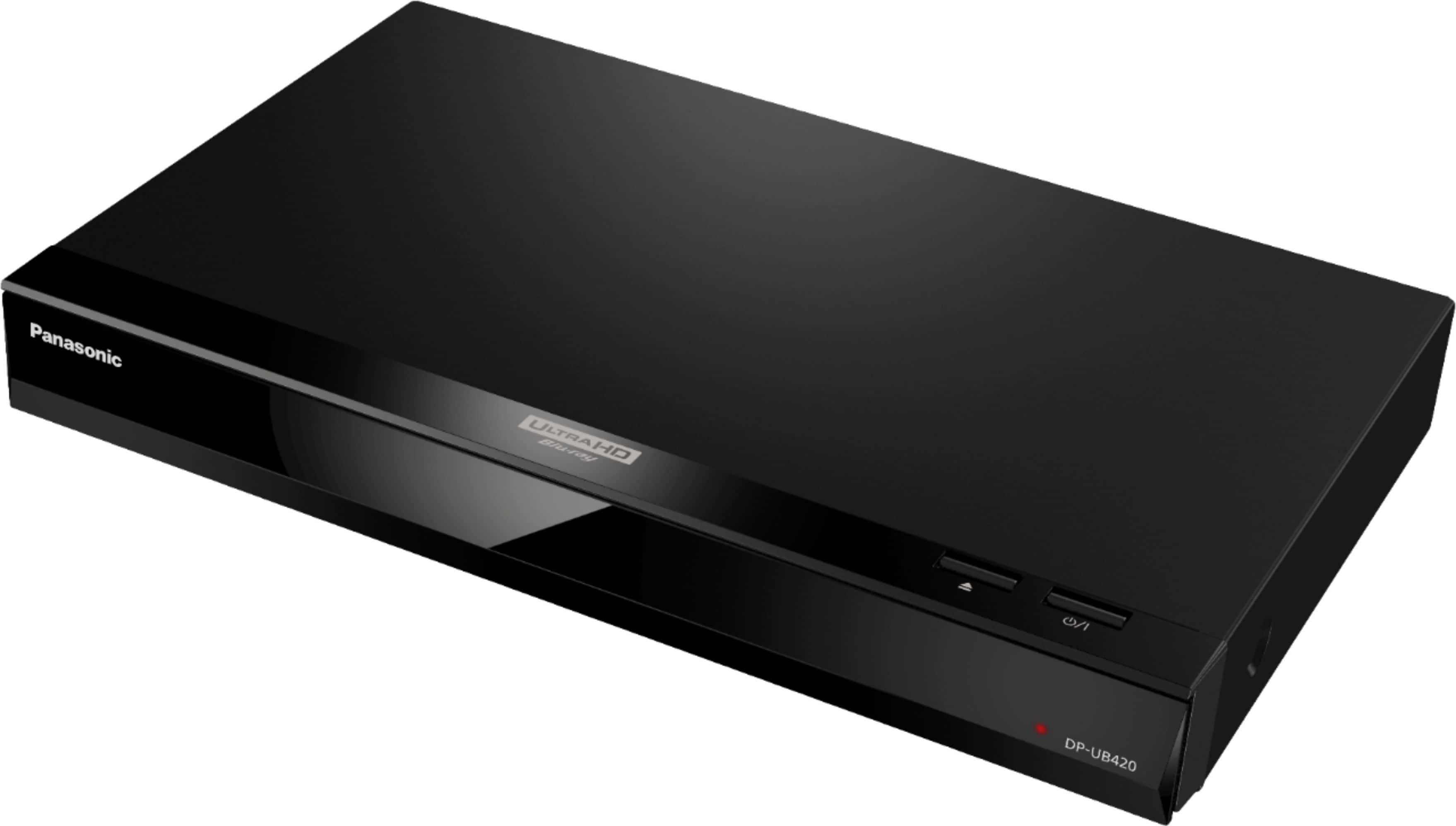 Alt View 11. Panasonic - Streaming 4K Ultra HD Hi-Res Audio DVD/CD/3D Wi-Fi Built-In Blu-Ray Player, DP-UB420-K - Black.
