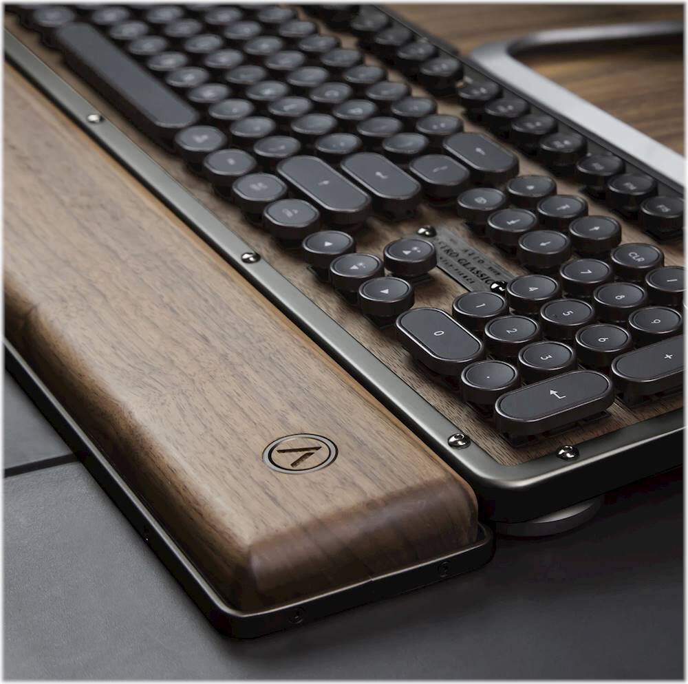 Alt View 13. AZIO - Retro Classic Palm Rest - Elwood Walnut.